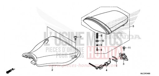 SIEGE CBR600RAD de 2013